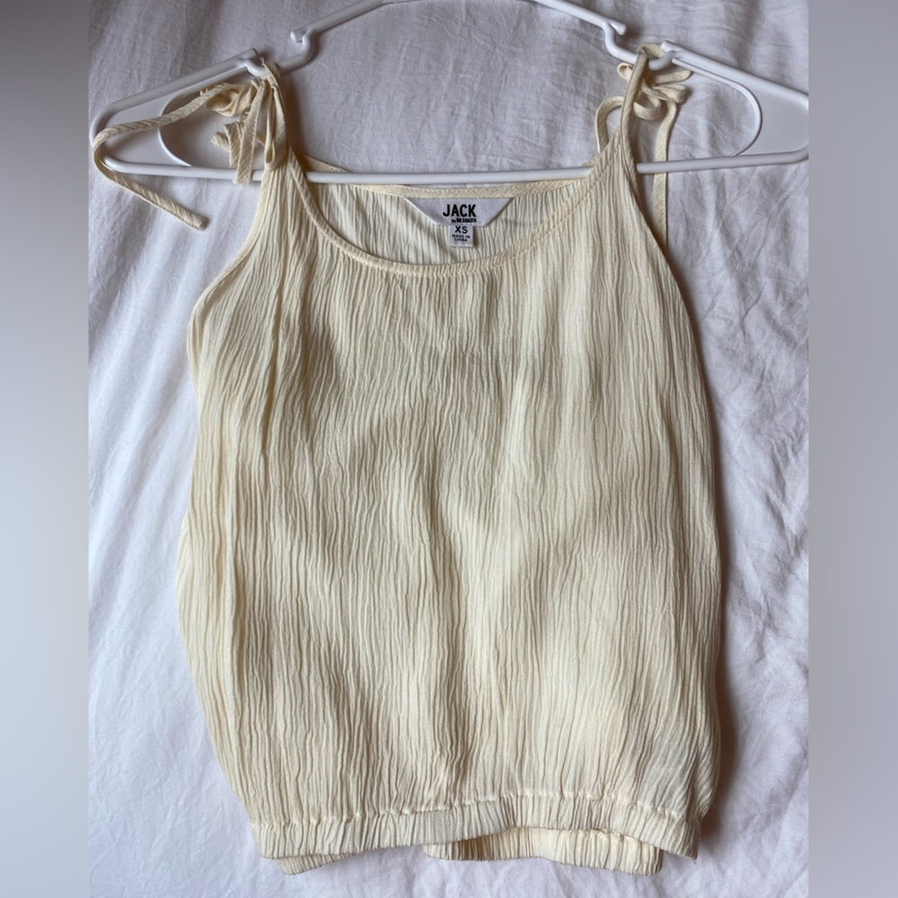 cream tank!